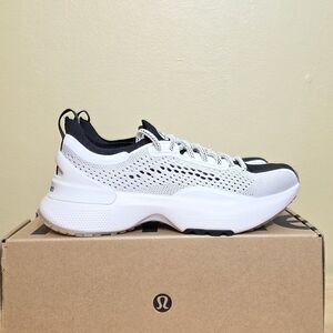 Lululemon Chargefeel 3 Workout Shoes White Black Women’s Size 5.5
